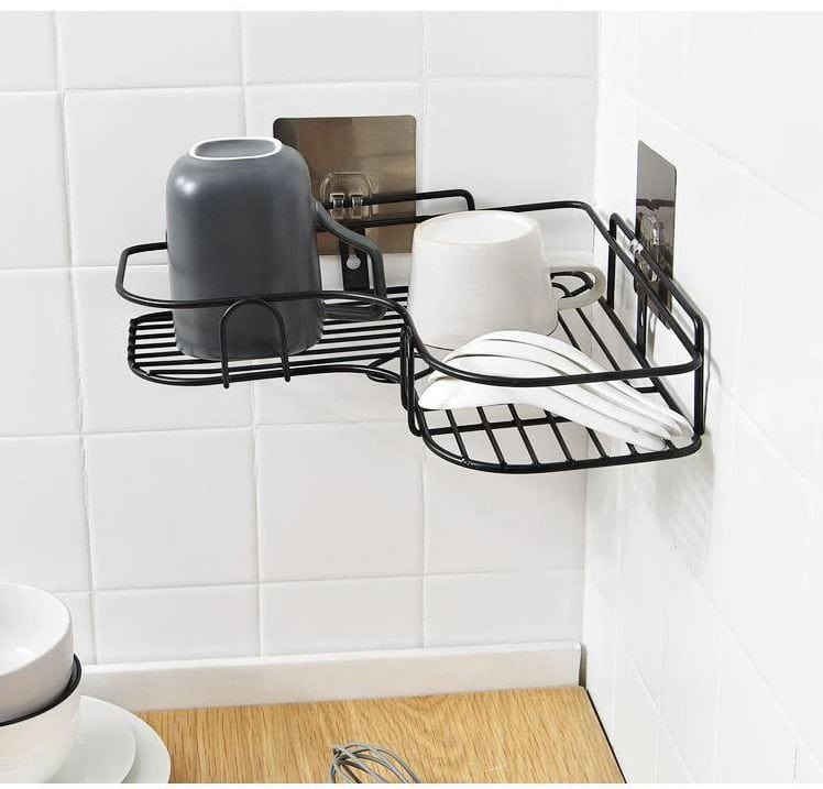 Cornerix™️Self Adhesive Metal Corner Storage Rack
